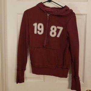 Burgandy hoodie
